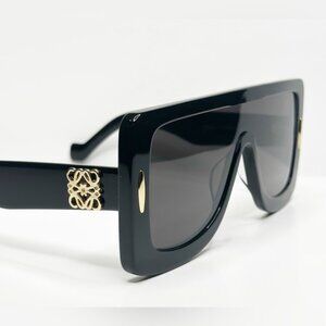 Loewe Anagram Mask Sunglasses Black -NEW